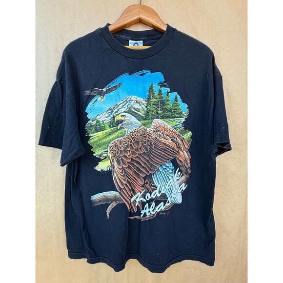 Aaa Other - Vintage 90s Kodiak Alaska Bald Eagle T-Shirt - XL - Bobby Gs - AAA -